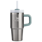 Swatch for Stanley 1913 The Quencher H2.O FlowState™ Tumbler with Handle 14 OZ 0.4 L in Stainless Steel Shale | Front View
