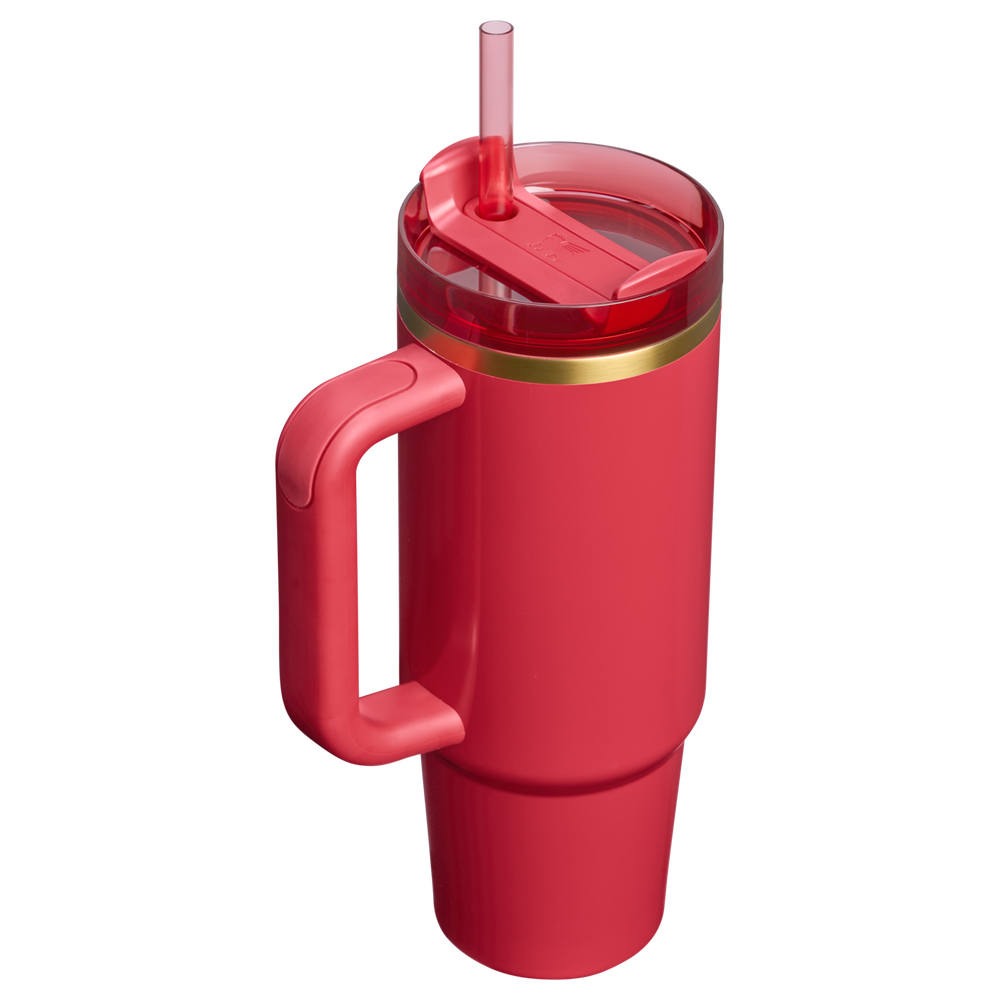 Stanley 1913 The Cheers & Cheer Quencher H2.0 Flowstate™ Tumbler 30 OZ 0.88 L - Stanley Create in Holly Berry Gloss | Back View