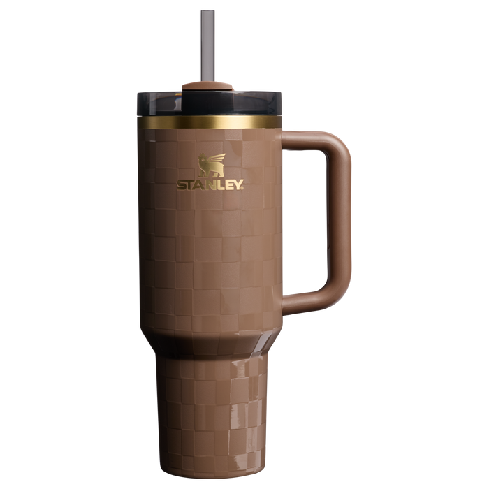 Stanley 1913 Quencher® H2.0 FlowState™ Tumbler 1.18L w Espresso Check | Widok Przód