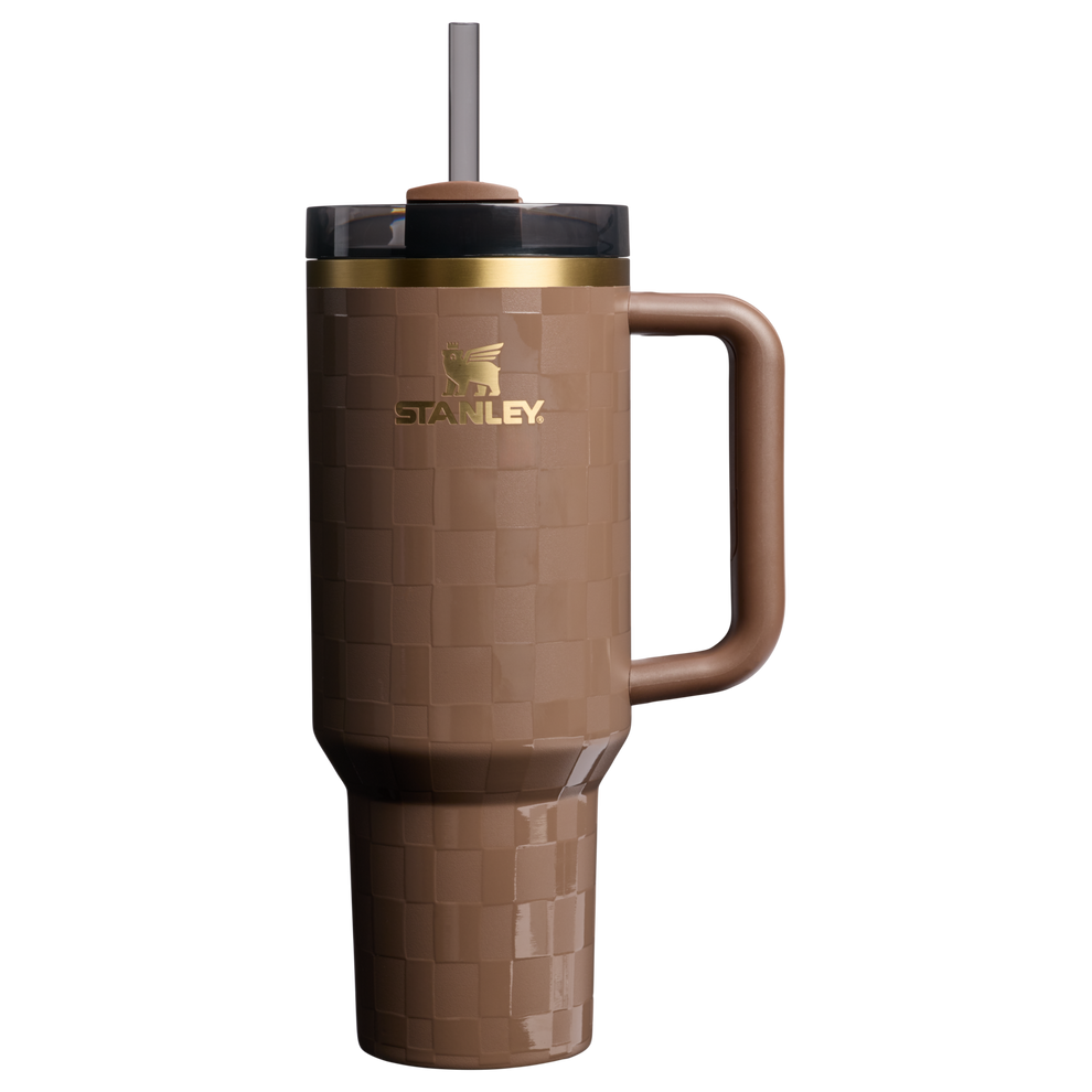 Stanley 1913 Quencher® H2.0 FlowState™ Tumbler 1.18L w Espresso Check | Widok Przód