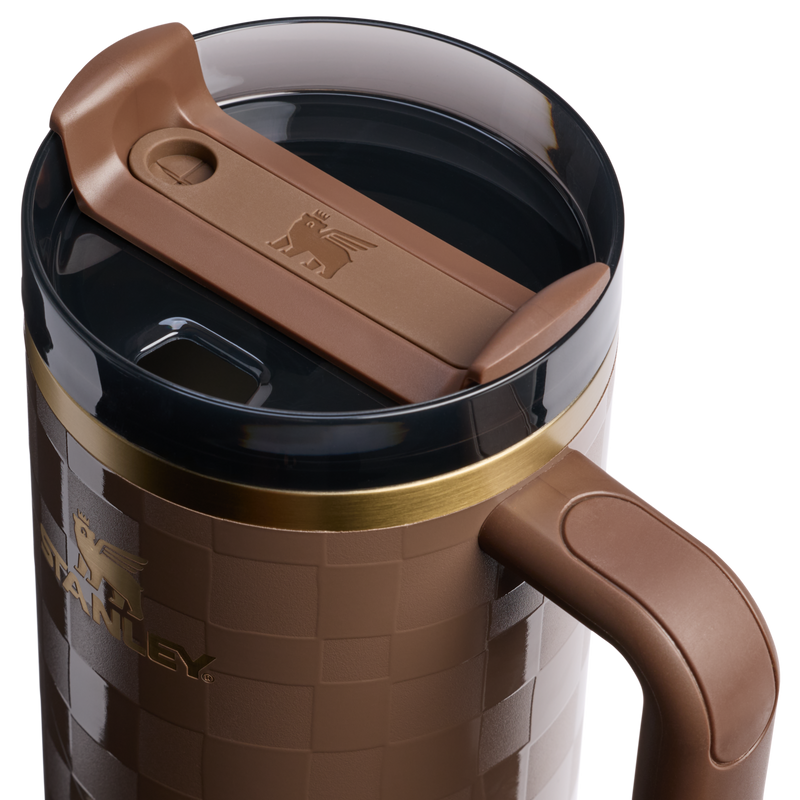 Stanley 1913 Quencher® H2.0 FlowState™ Tumbler 1.18L w Espresso Check | Widok Szczegóły pokrywki