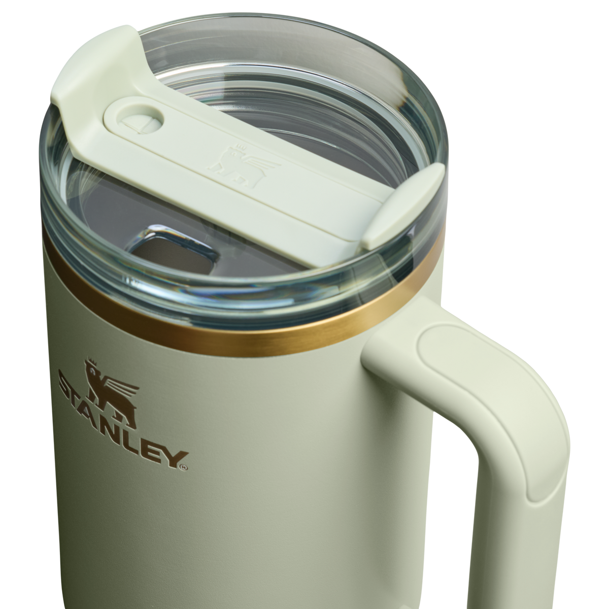 Stanley 1913 Quencher® H2.0 FlowState™ Tumbler 1.18L dans Juniper | Voir Couvercle détaillé