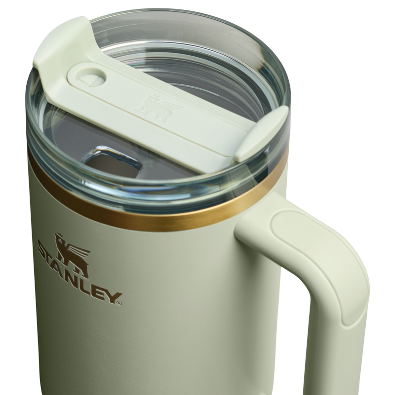 Stanley 1913 Quencher® H2.0 FlowState™ Tumbler 1.18L dans Juniper | Voir Couvercle détaillé