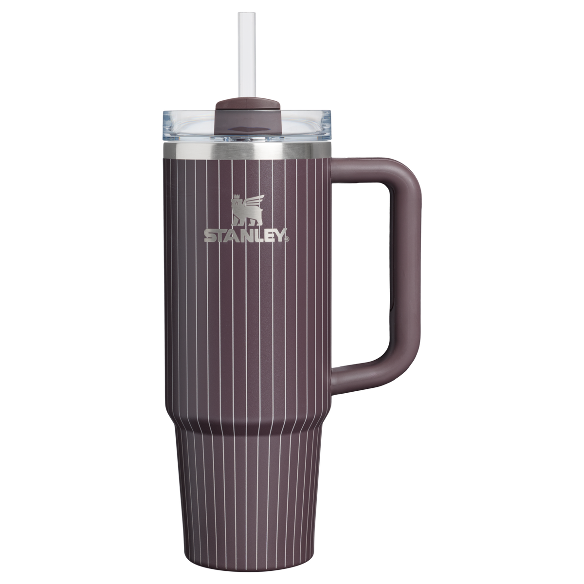 Stanley 1913 Quencher® H2.0 FlowState™ Tumbler 0.89L in Fig Pinstripe | Vorderseite anzeigen