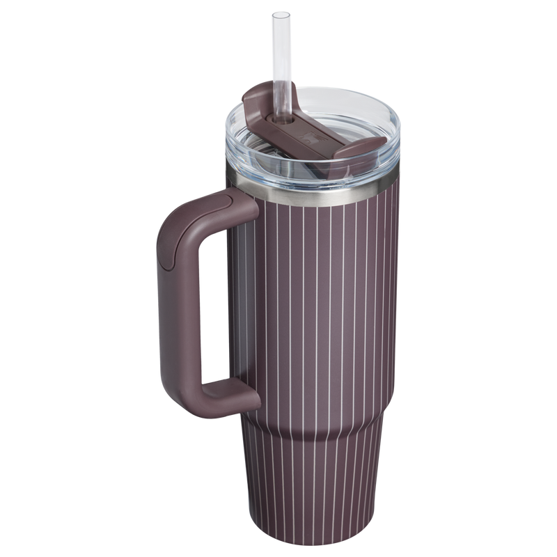 Stanley 1913 Quencher® H2.0 FlowState™ Tumbler 0.89L in Fig Pinstripe | Rückseite anzeigen