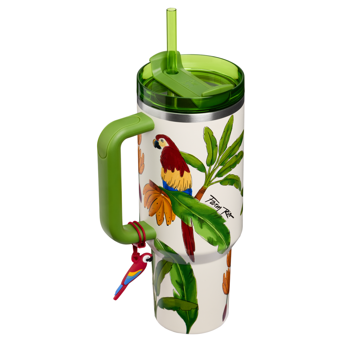 Stanley 1913 Stanley 1913 x FARM Rio Quencher® H2.0 FlowState™ Tumbler 1.18L en Farm Rio Tropical Destiny | Ver Detrás