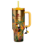 Muestra para Stanley 1913 Stanley 1913 x FARM Rio Quencher® H2.0 FlowState™ Tumbler 1.18L en Farm Rio Tropical Woods | Ver Delante