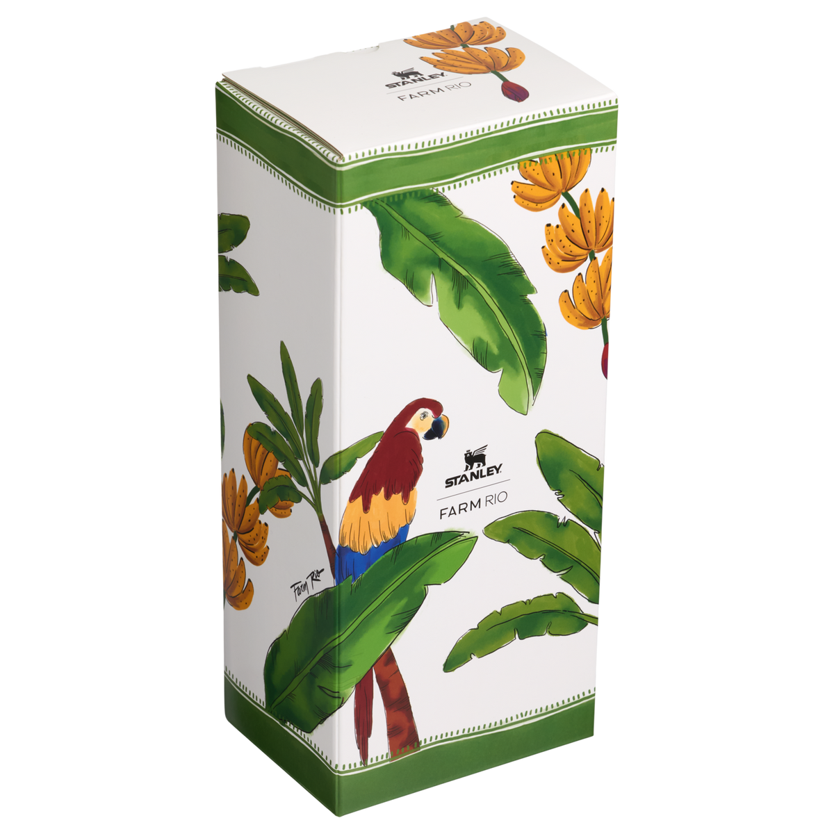 Stanley 1913 Stanley 1913 x FARM Rio Quencher® H2.0 FlowState™ Tumbler 1.18L en Farm Rio Tropical Destiny | Ver Delante