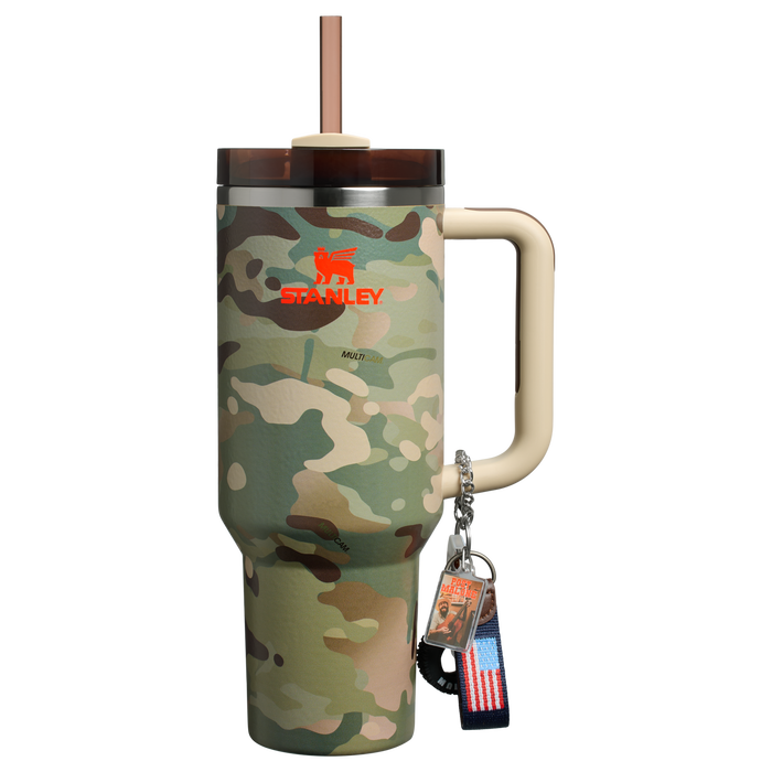 Stanley 1913 The Post Malone x Stanley Quencher® H2.0 FlowState™ Tumbler 40 OZ 1.18 L in Post Malone MultiCam® | Front View