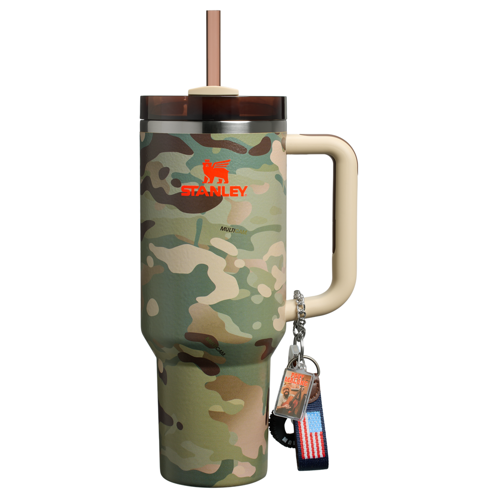 Stanley 1913 The Post Malone x Stanley Quencher® H2.0 FlowState™ Tumbler 40 OZ 1.18 L in Post Malone MultiCam® | Front View