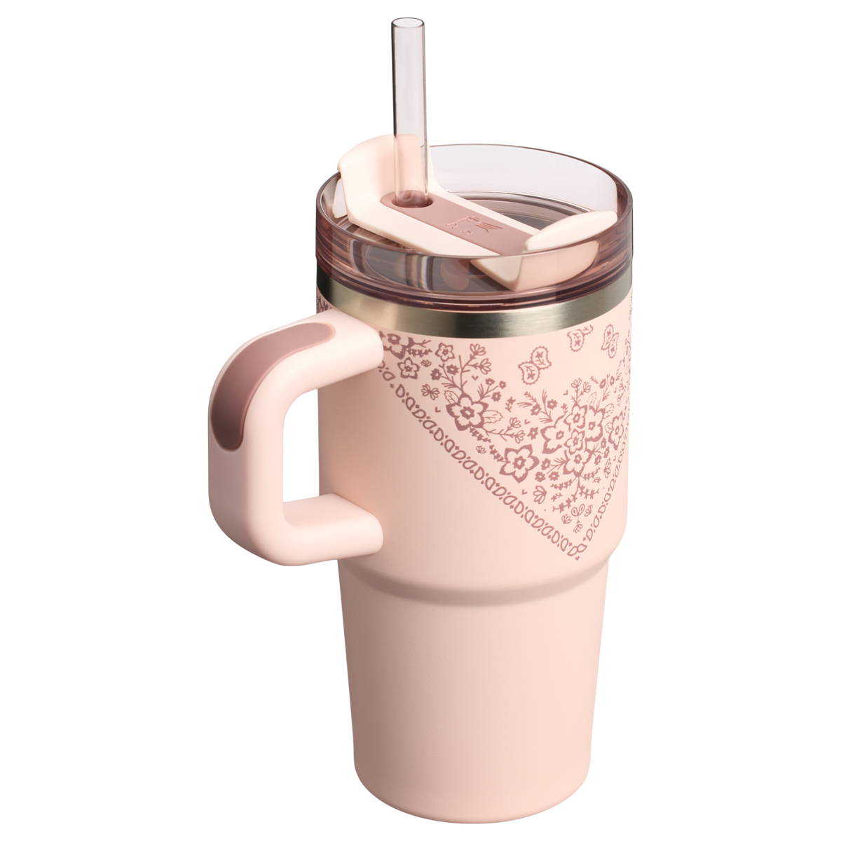 Stanley 1913 Quencher® H2.0 FlowState™ Tumbler 0.59L w Conch Floral | Widok Wstecz