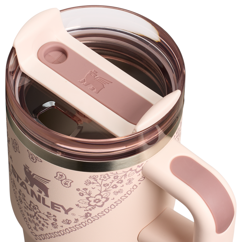 Stanley 1913 Quencher® H2.0 FlowState™ Tumbler 0.59L w Conch Floral | Widok Szczegóły pokrywki