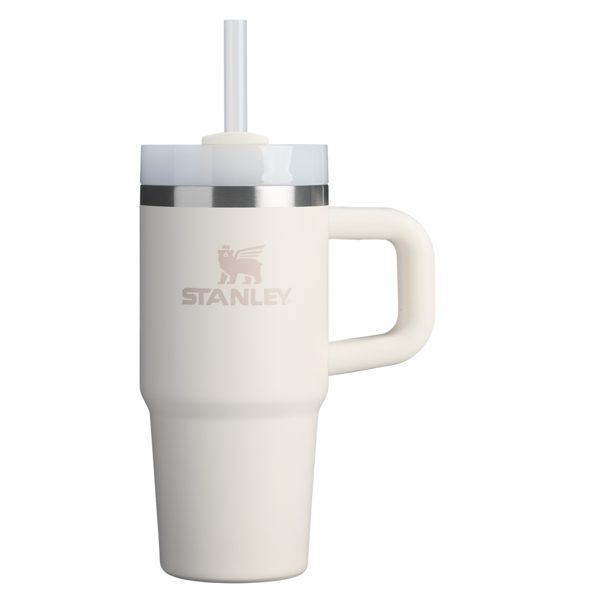 Stanley 1913 The Quencher H2.O FlowState™ Tumbler with Handle 14 OZ 0.4 L in Cream 2.0 | Front View