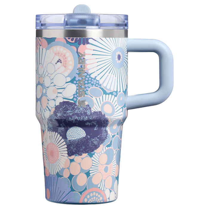 Stanley 1913 The Quencher ProTour Flip Straw Tumbler 20 OZ 0.59 L in Blue Dream Wildflower | Front View