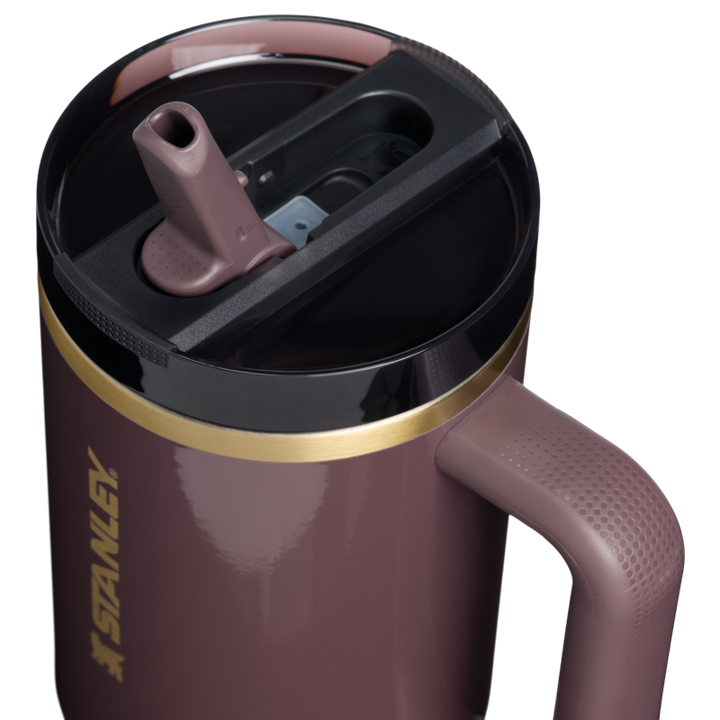 Stanley 1913 Quencher® ProTour Flip Straw Tumbler 1.18L in Fig Gloss | Lid Detailed View