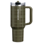 Swatch for Stanley 1913 Quencher® ProTour Flip Straw Tumbler 1.18L in Peat Moss Plaid | Front View