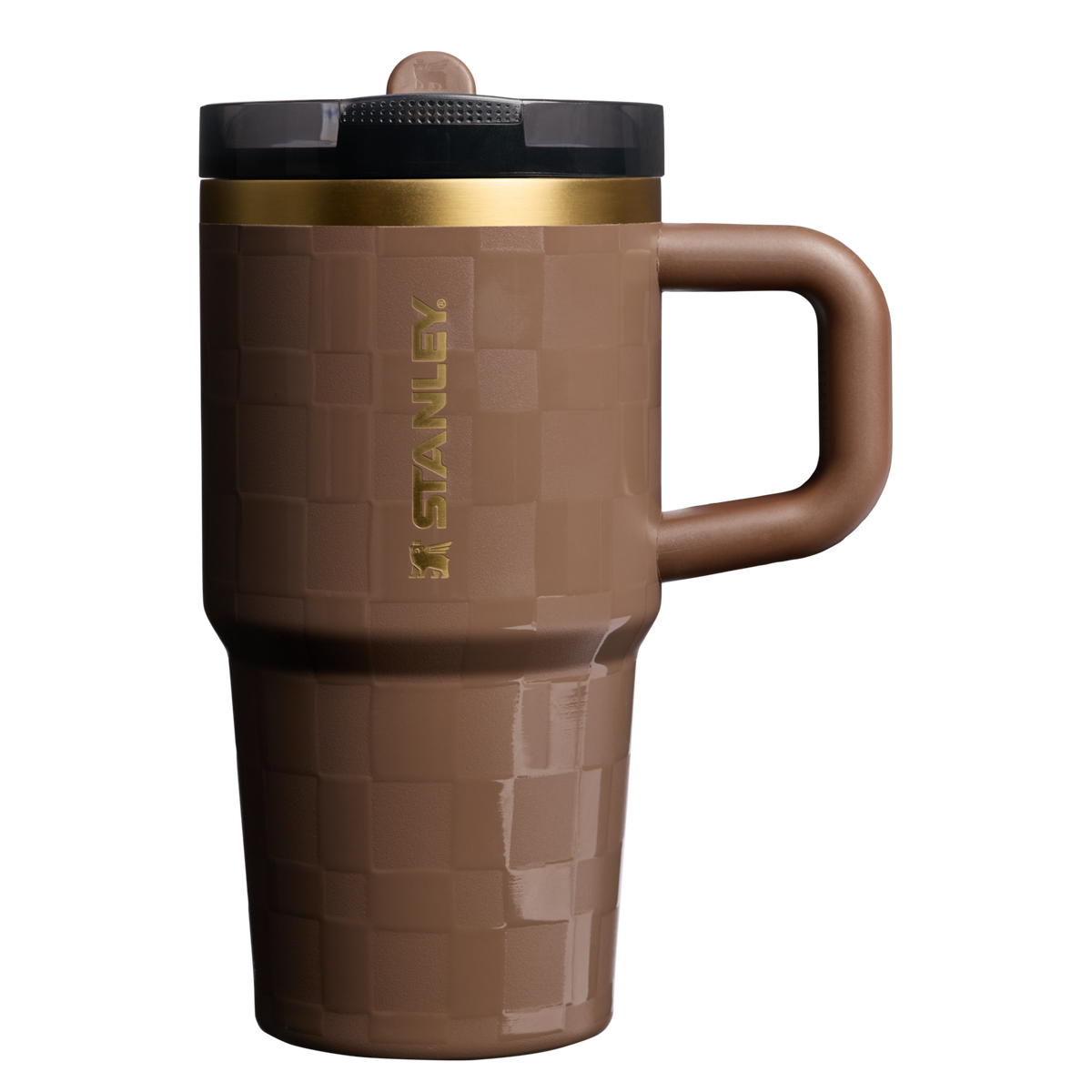 Stanley 1913 Quencher® ProTour Flip Straw Tumbler 0.59L in Espresso Check | Front View