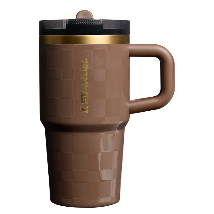 Stanley 1913 Quencher® ProTour Flip Straw Tumbler 0.59L in Espresso Check | Front View