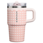 Swatch for Stanley 1913 The Quencher® ProTour Flip Straw Tumbler 20 OZ 0.59 L in Rose Quartz Rattan | Front View