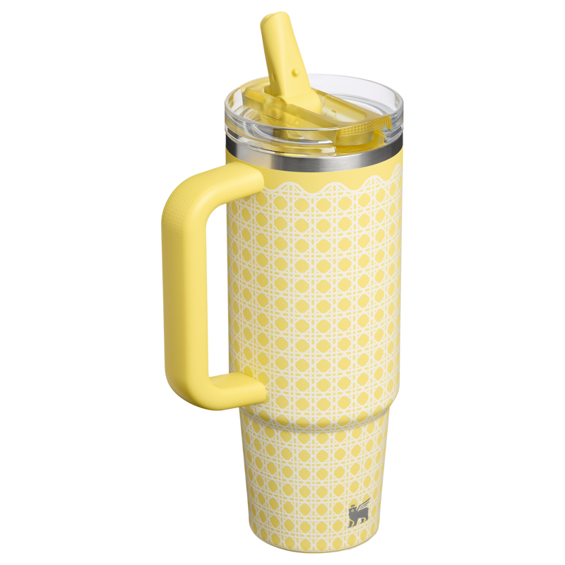 Stanley 1913 Quencher® ProTour Flip Straw Tumbler 0.89L en Daffodil Rattan | Ver Detrás
