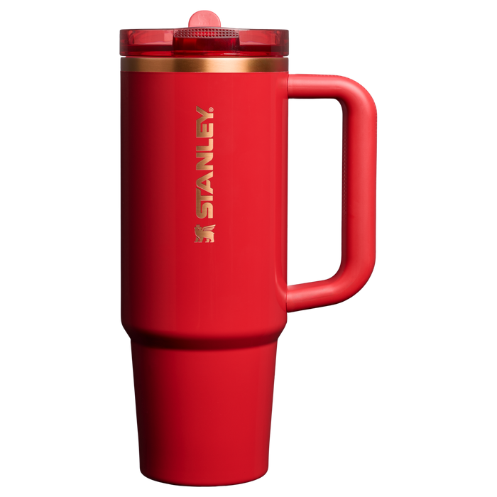 Stanley 1913 Quencher® ProTour Flip Straw Tumbler 0.89L in Holly Berry Gloss | Front View