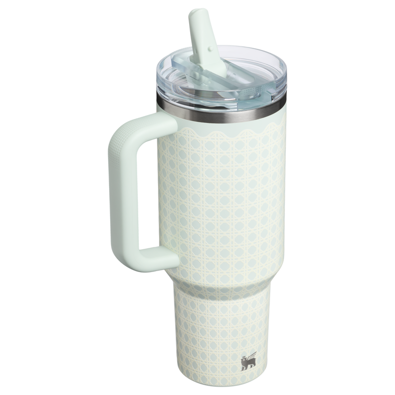 Stanley 1913 Quencher® ProTour Flip Straw Tumbler 1.18L in Mist Rattan | Back View