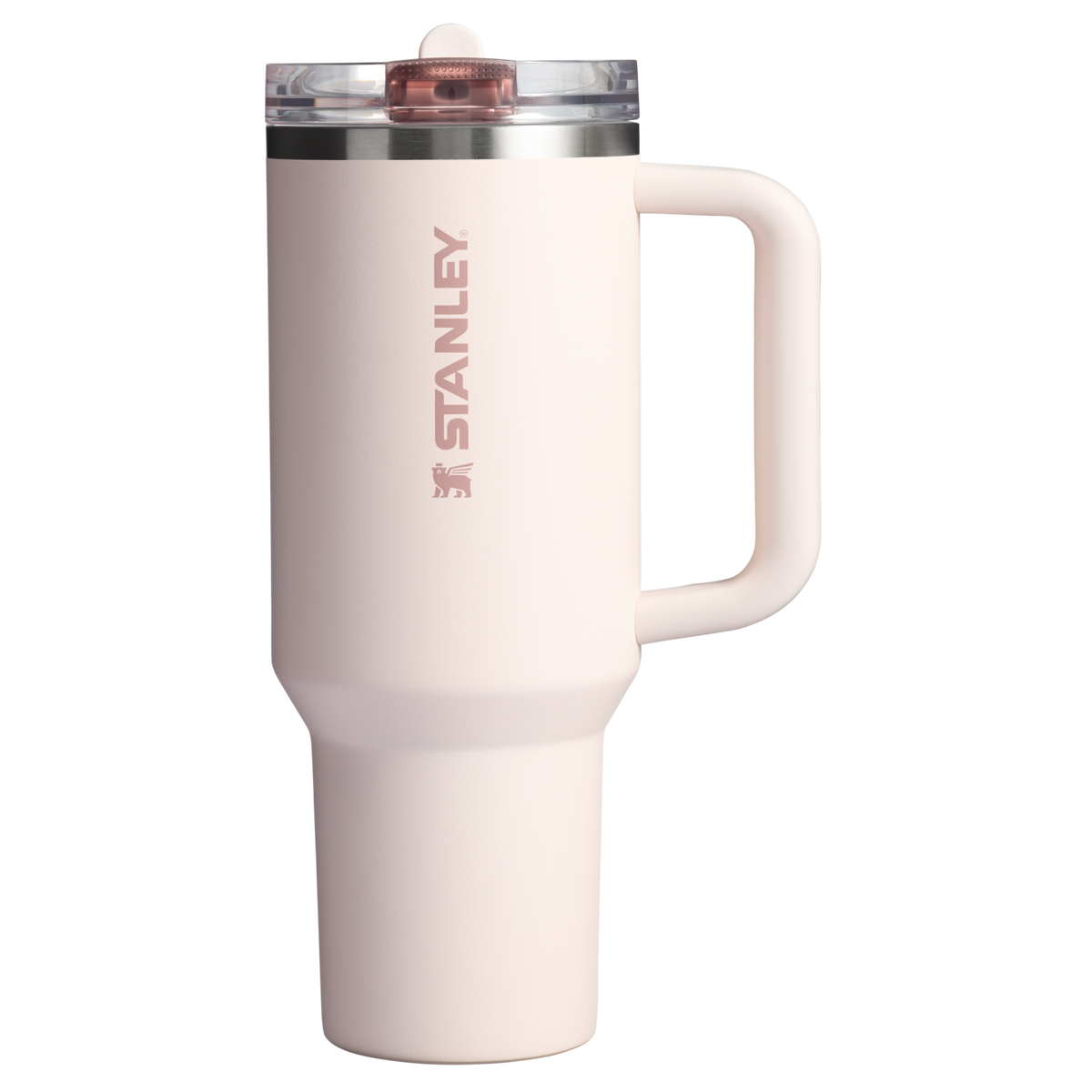 Stanley 1913 The Quencher ProTour Flip Straw Tumbler 40 OZ  1.18 L in Rose Quartz | Front View