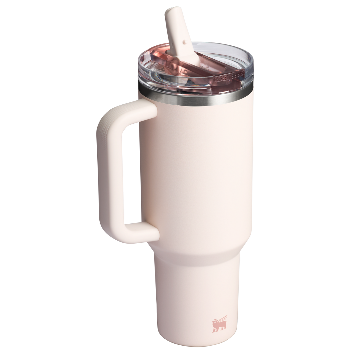Stanley 1913 The Quencher ProTour Flip Straw Tumbler 40 OZ  1.18 L in Rose Quartz | Back View