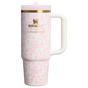 Swatch for Stanley 1913 Stanley 1913 x LoveShackFancy Quencher® ProTour Tumbler 0.89L in Coquette Bow - Chantilly | Front View