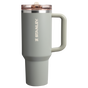 Swatch for Stanley 1913 The Quencher ProTour Flip Straw Tumbler 40 OZ  1.18 L in Sage Grey VRT | Front View