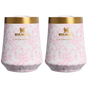 Muestra para Stanley 1913 Stanley 1913 x LoveShackFancy Reserve Wine Tumbler Set 2-pack 0.32L en Coquette Bow - Chantilly | Ver Delante