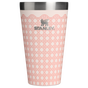 Kleurstaal voor Stanley 1913 Stacking Tumbler 0.47L in Rose Quartz Rattan | Weergave Voorkant
