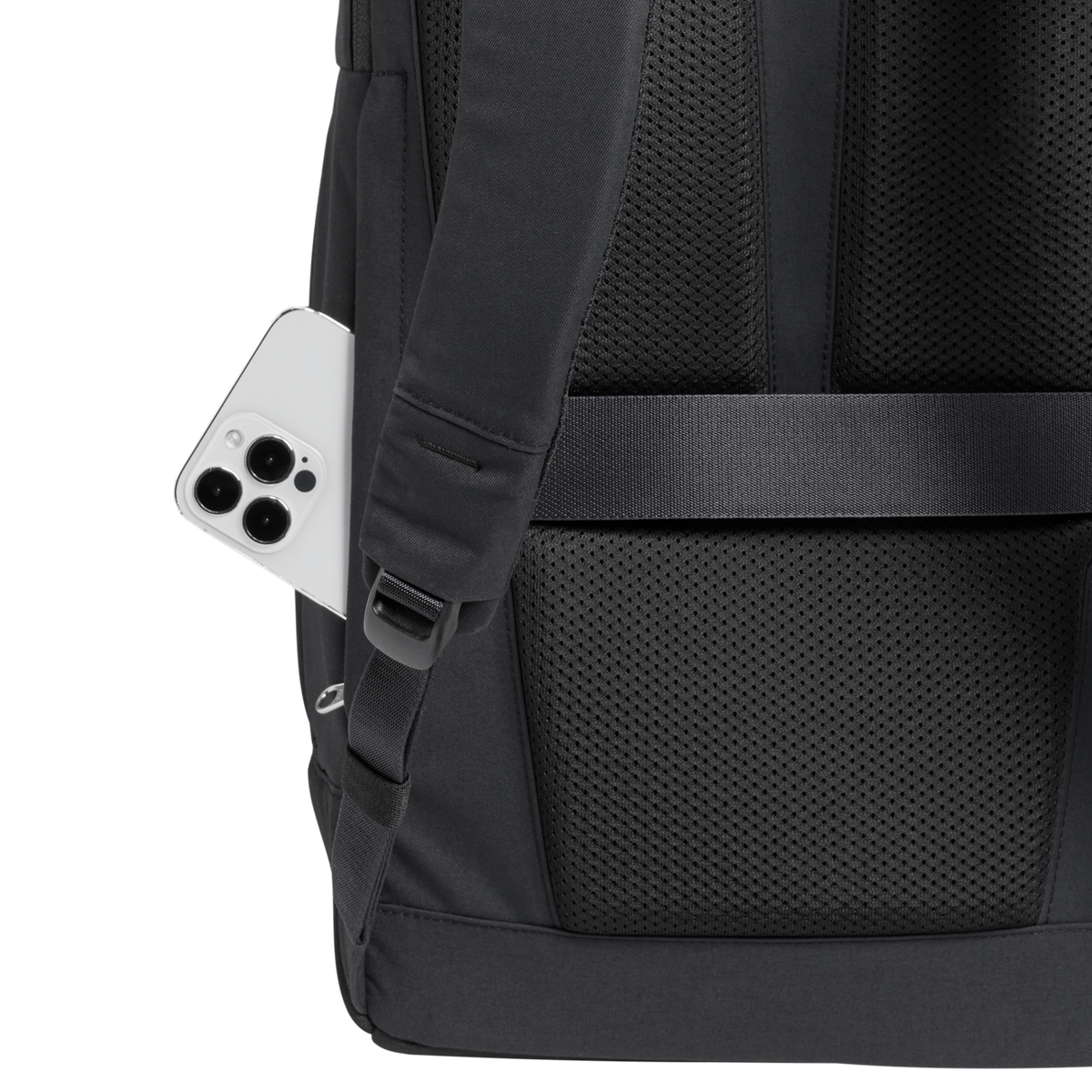 Stanley 1913 Standby Backpack 28.6L en Black | Ver Bolsillo detallado