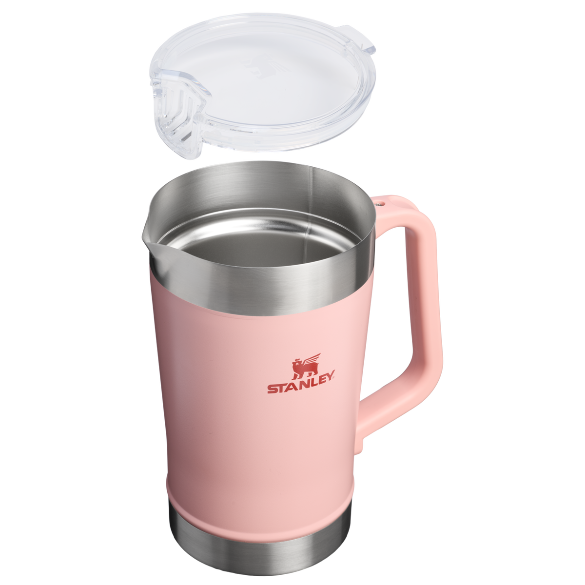 Stanley 1913 Stay Chill Pitcher 1.9L in Peach Rose | Weergave Doorsnede