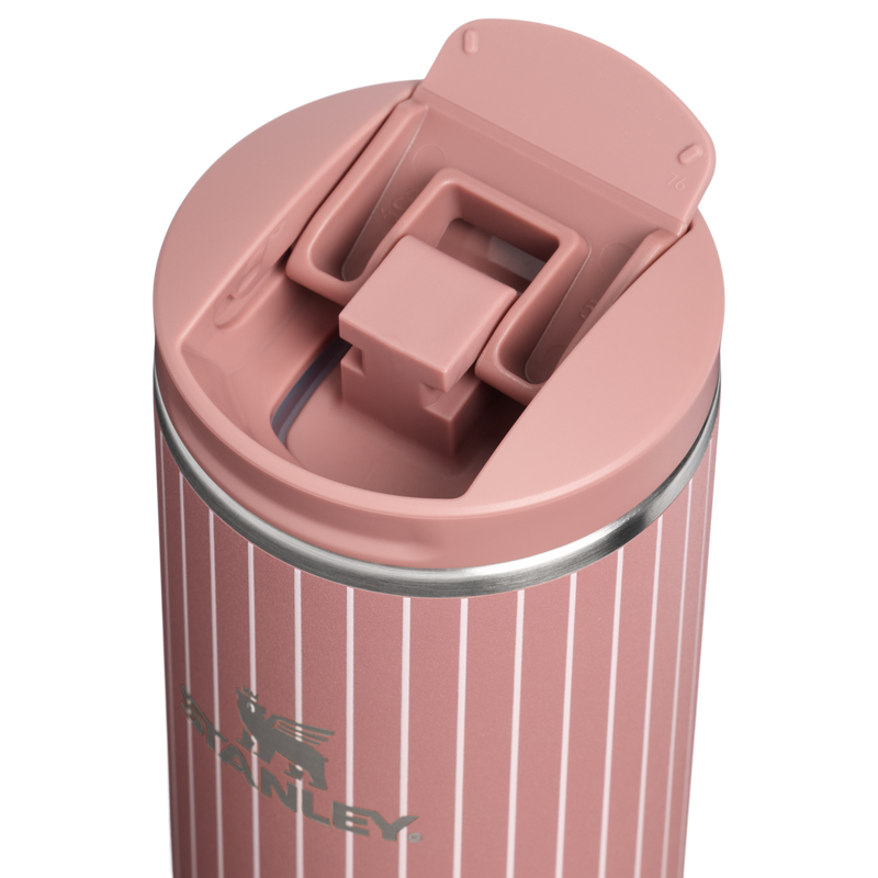 Stanley 1913 Transit Flip Top Mug 0.35L in Moab Pinstripe | Weergave Deksel in detail