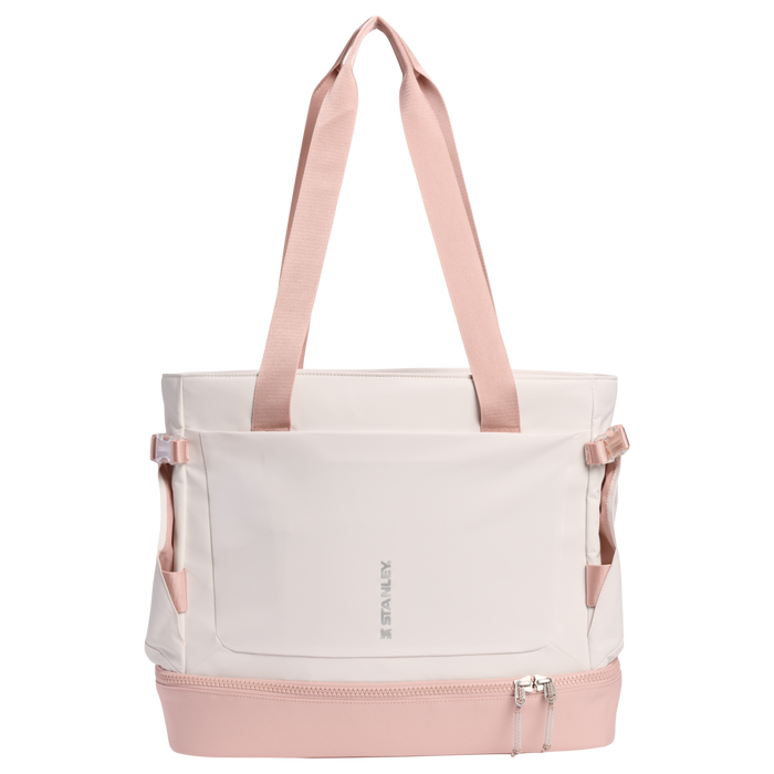 Stanley 1913 Vitalize™ Macro Method Tote 26.1L en Rose Quartz | Ver Delante