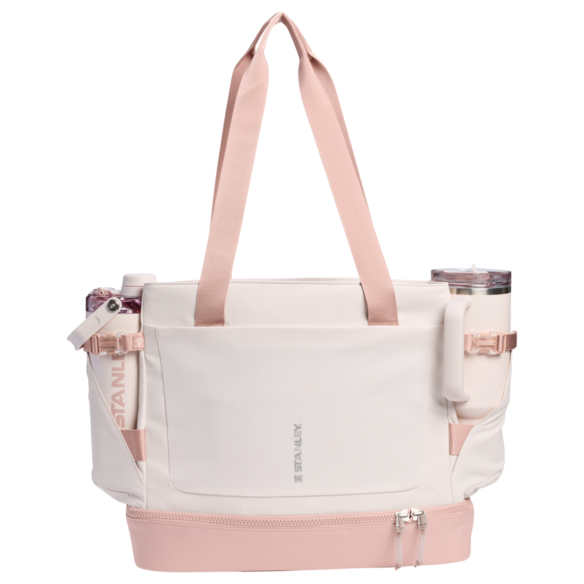 Stanley 1913 Vitalize™ Macro Method Tote 26.1L en Rose Quartz | Ver Delante