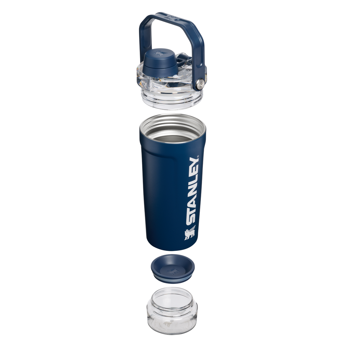 Stanley 1913 Vitalize™ Shaker Bottle 0.59L in Dark Navy | Cross Section View