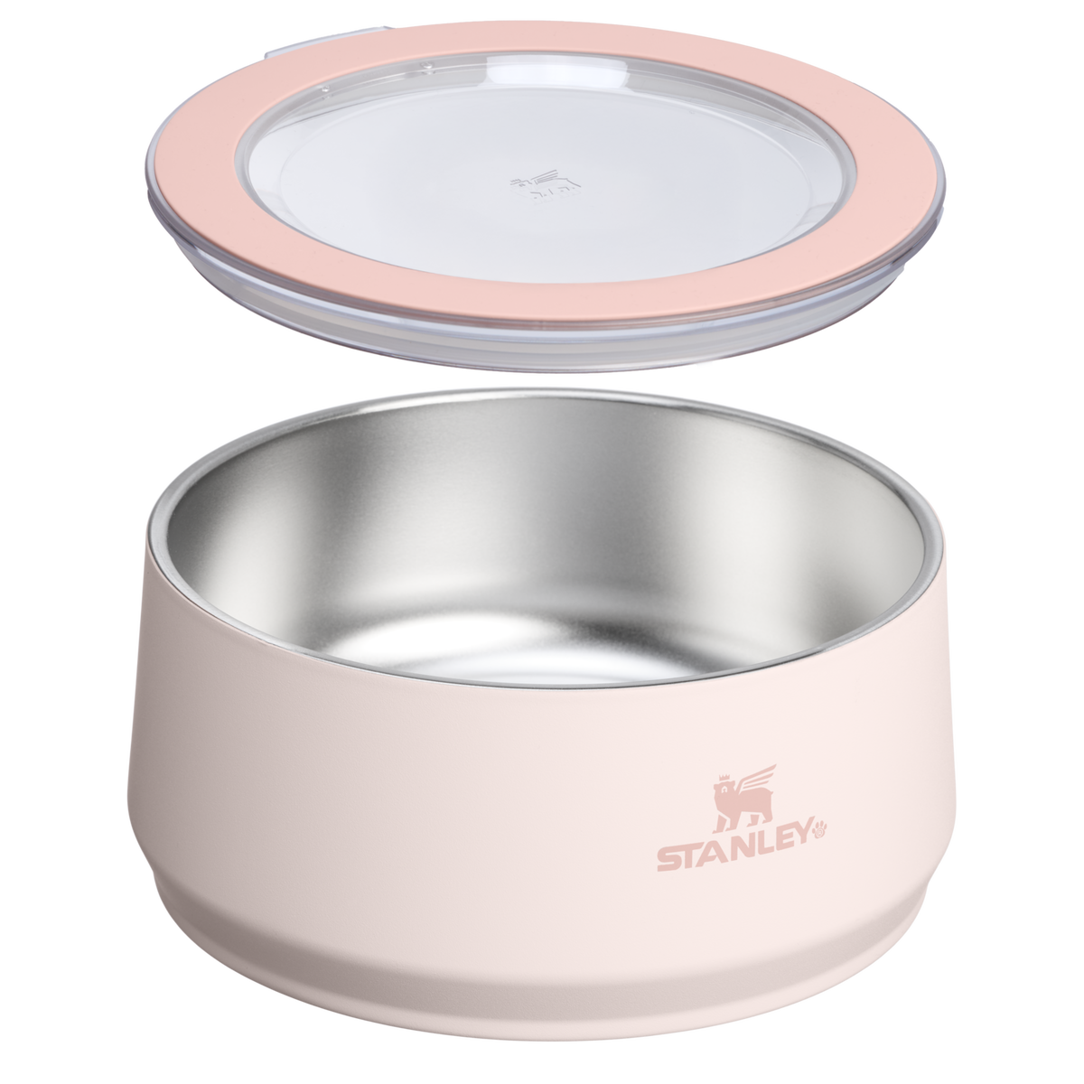 Stanley 1913 The Stanley Pet Bowl 6-cup 1.4 L in Rose Quartz | Cross Section View