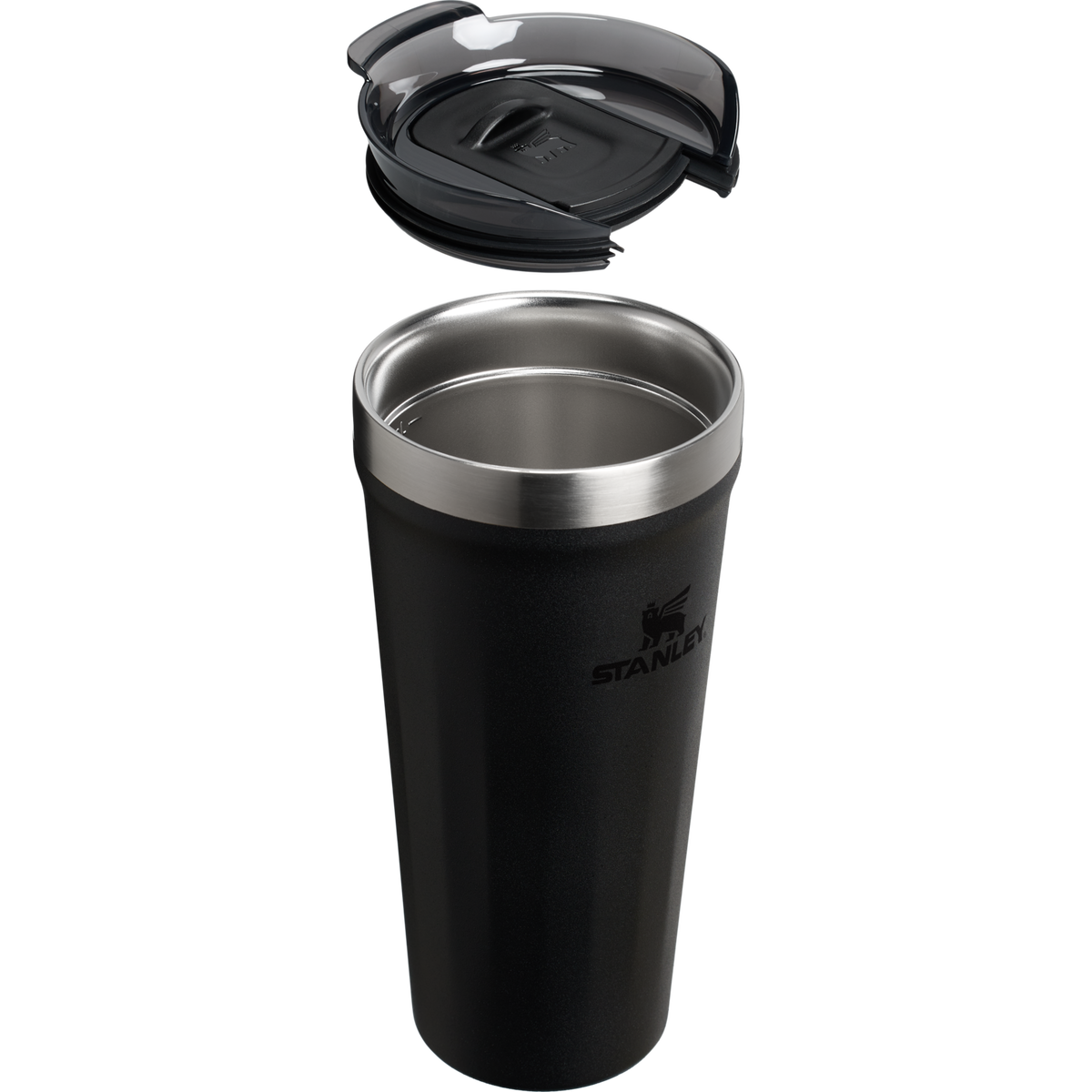 Stanley 1913 The Textured Everyday Tumbler 20 OZ 0.59 L in Black 2.0 | Cross Section View