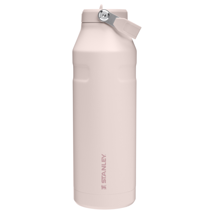 Stanley 1913 The IceFlow™ Bottle with Flip Straw Lid 50 OZ1.47 L in Rose Quartz | Front View