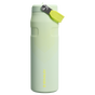 Swatch for Stanley 1913 The IceFlow™ Bottle with Flip Straw Lid 24 oz 0.71 L in Honeydew Hypergrip | Front View