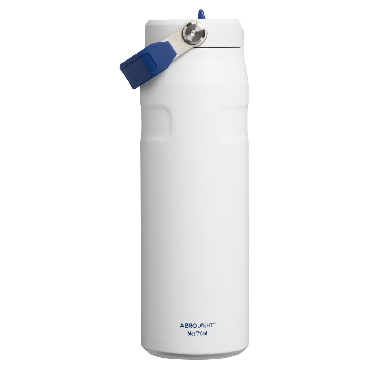 Stanley 1913 Country Collection IceFlow™ Aerolight Flip Straw Bottle 24 OZ 0.71 L in Team White Dark Blue | Back View