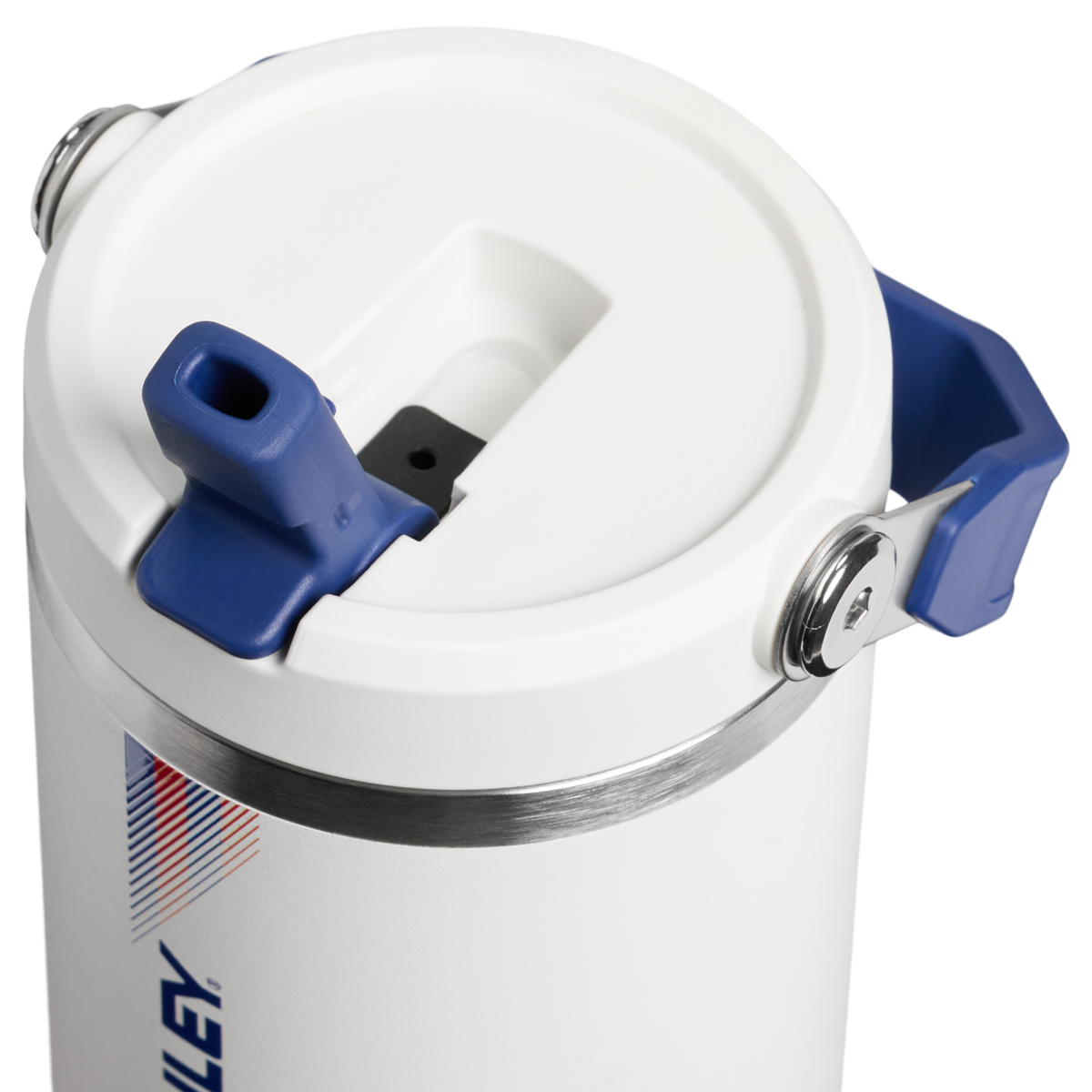 Stanley 1913 Country Collection IceFlow™ Tumbler 30 OZ 0.89 L in Team White Dark Blue | Lid Detailed View
