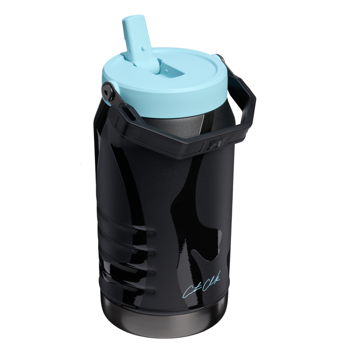 Stanley 1913 Stanley 1913 x Caitlin Clark IceFlow™ Flip Straw Jug 64 OZ 1.90 L in Caitlin Clark Blacktop | Back View