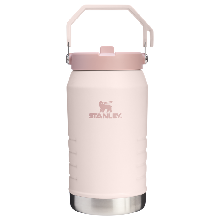 Stanley 1913 The IceFlow™Flip Straw Jug 64 oz 1.9 L in Rose Quartz | Front View