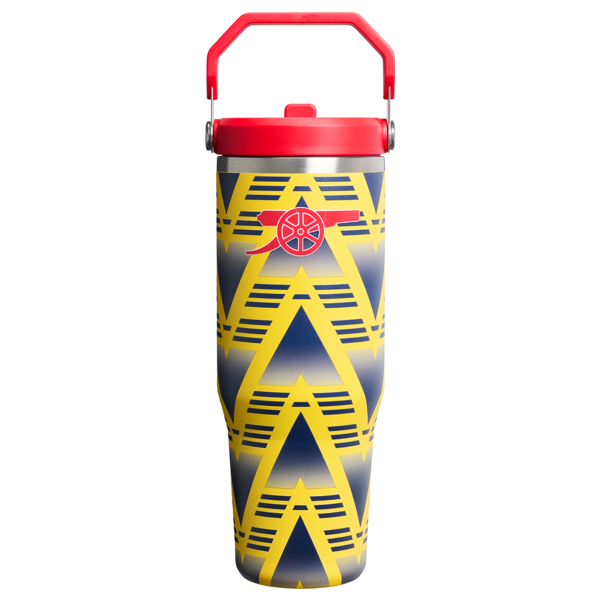 Stanley 1913 Stanley 1913 x Arsenal IceFlow™ Flip Straw Tumbler 30 OZ 0.89 L in Bruised Banana | Back View