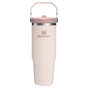 Swatch for Stanley 1913 The IceFlow™ Flip Straw Tumbler 30 OZ 0.89 L in Rose Quartz | Front View