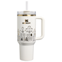 Swatch for Stanley 1913 The Quencher® H2.0 Flowstate™ Tumbler 40 OZ 1.18 L in Salt Gingerbread | Front View