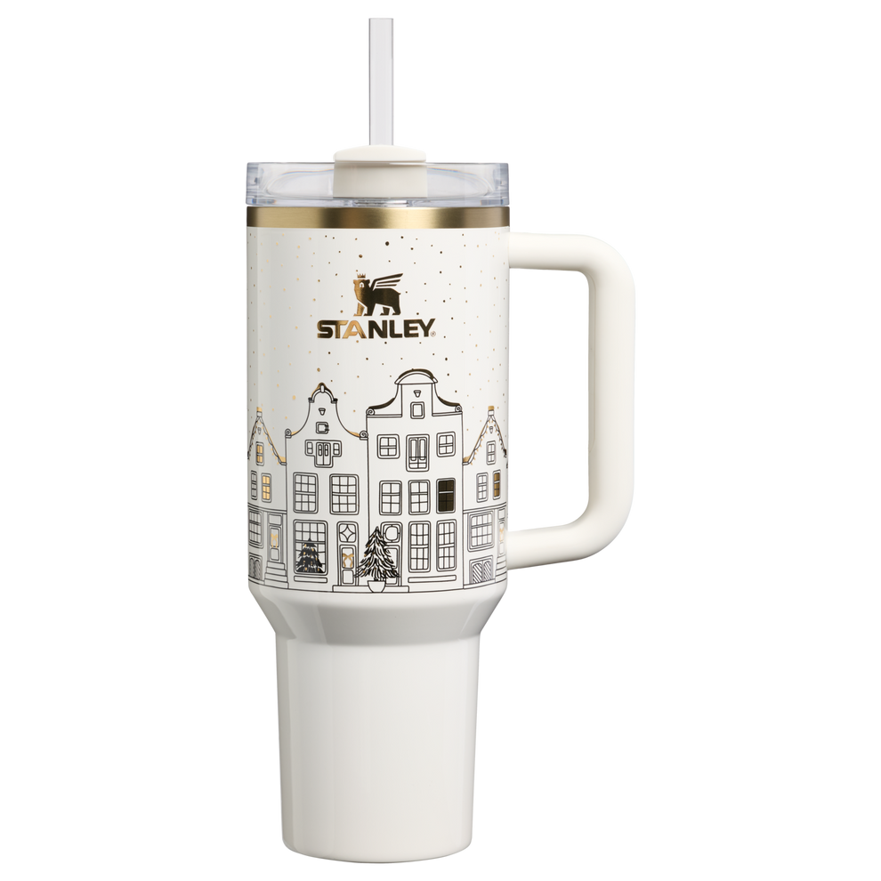 Stanley 1913 The Quencher® H2.0 Flowstate™ Tumbler 40 OZ 1.18 L in Salt Gingerbread | Front View
